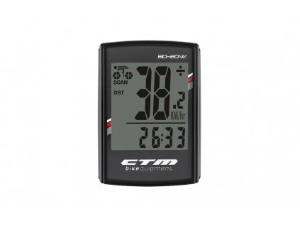 cyklo computer CT BDW-20 bezdrátový černý