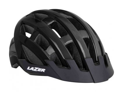 cyklistická přilba LAZER Compact DLX CE-CPSC/ matná černá uni + net + led