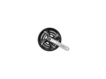 SHIMANO kliky FC-TX801 4hran 3x7/8 175 mm 48x38x28z s krytem černé