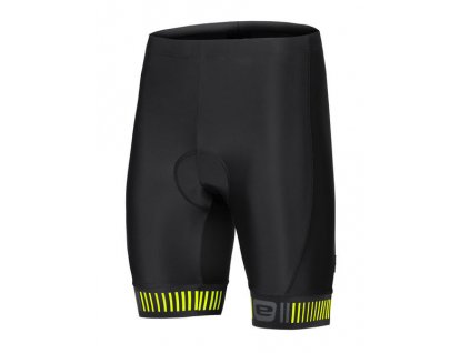 pánské cyklistické  kalhoty ETAPE  ELITE černá/žlutá fluo
