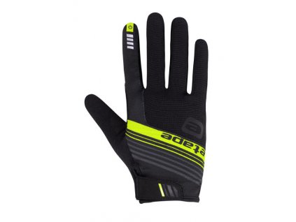 Etape – rukavice SPRING+, černá/žlutá fluo