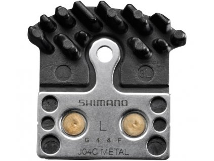 SHIMANO brzdové destičky J04C kovové s chladičem