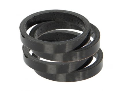 spacer A-H 1 1/8" 3mm carbon černý