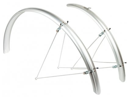 blatníky pár OLYMPIK 28"/29" 58 mm stříbrné