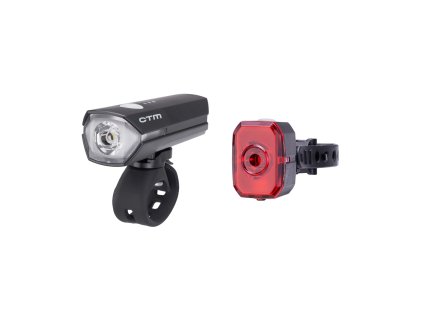 sada světel CTM IGSUS, 500lm/15lm, USB-C