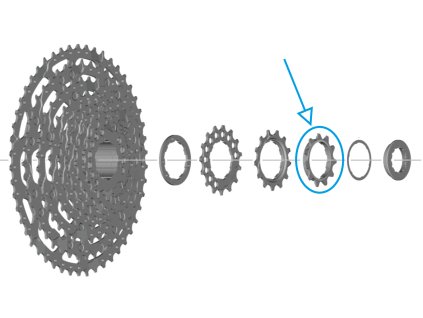SHIMANO pastorek CS-LG600