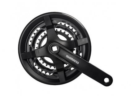 SHIMANO kliky FC-TY301 48x38x28 zubů s krytem