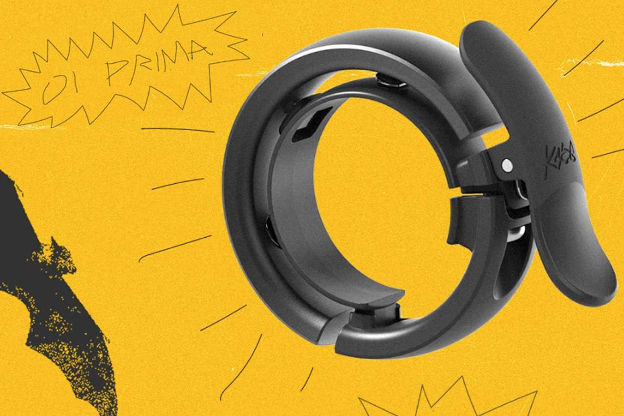Knog Oi – designový zvonek na kolo, který na řídítkách skoro nevidíš