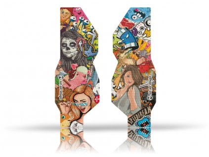 ochranna folie na vidlici riesel tape 3000 stickerbomb