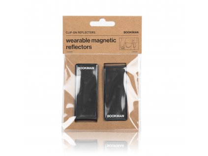 Magnetická Odrazka Bookman Clip on Reflectors cerna