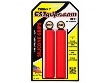 gripy esi grips chunky classic 60g cervena