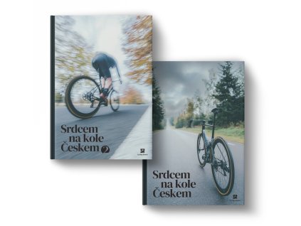 2 knihy mockup Srdcem na kole Ceskem