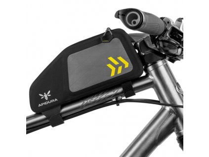 apidura backcountry top tube pack 2l on bike 1