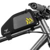 apidura backcountry top tube pack 2l on bike 1