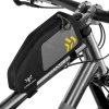 apidura backcountry top tube pack 2l on bike 2
