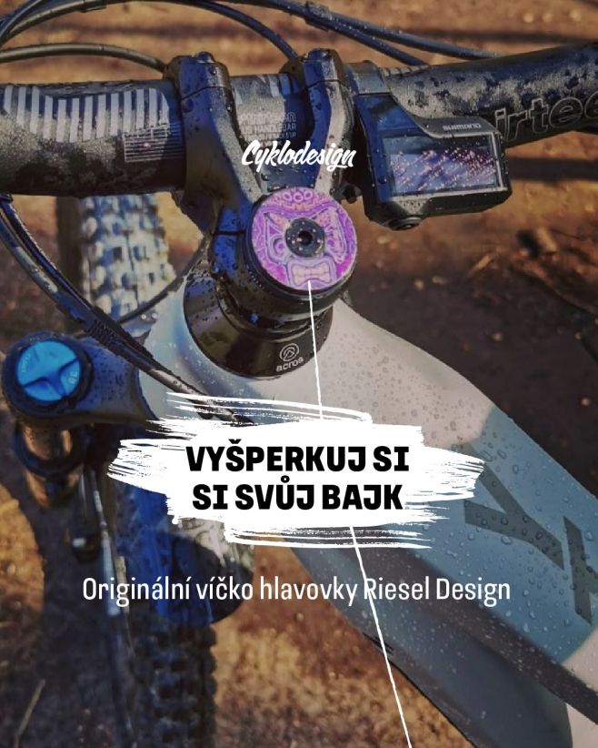 😎🤘Tohle zaručeně nepotřebuješ, ale musíš to mít. Stylové víčko hlavovky od Riesel Design. Protože proč mít obyčejné černé...