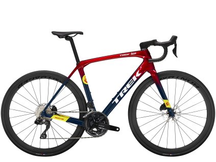 TREK DOMANE SLR 6 GEN 4 METALLIC RED SMOKE TO BLUE SMOKE FADE, vel. 47