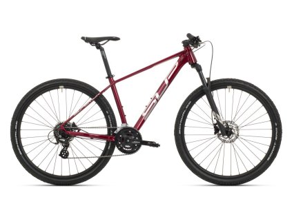 SUPERIOR XC 819 GLOSS DARK RED / SILVER, vel. 18.0" (M)