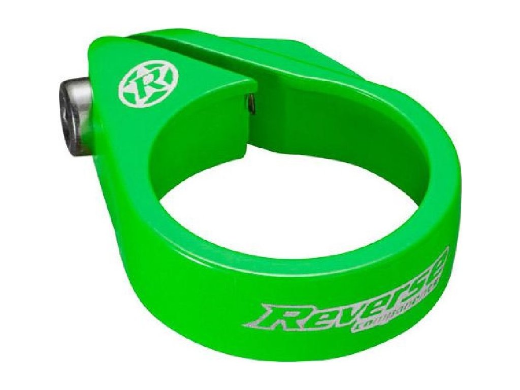 Objímka sedlovky Reverse Bolt 34,9 mm Neon Green