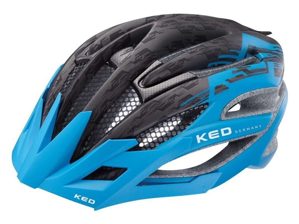 přilba KED Wayron PRO M černá/sv.modrá matt  55-59 cm