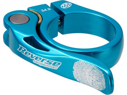 Objímka sedlovky Reverse Long Life 34,9 mm Light Blue