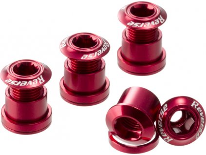 Šrouby do převodníku Reverse Alloy 7 mm, 4 ks Red