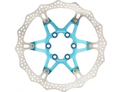 Brzdový kotouč 160 mm, 6 děr, Reverse Alloy/Steel, Light Blue