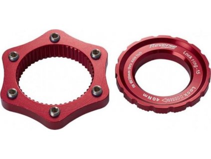 Adaptér Reverse kotouče diskové brzdy centerlock/6-otv. Red