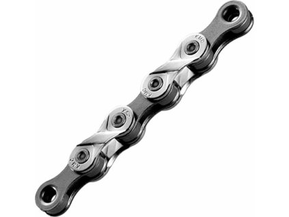 Řetěz 10 sp. KMC X10 SILVER/BLACK, (montážní balení), 118čl.