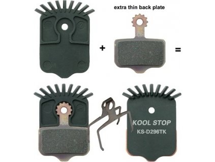 Destičky brzdové Kool Stop Aero-Pro AVID Elixir, Sram XX, XO