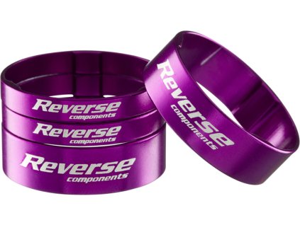 Podložka distanční Reverse Alloy Ultra-Lite set 1 1/8" Purple