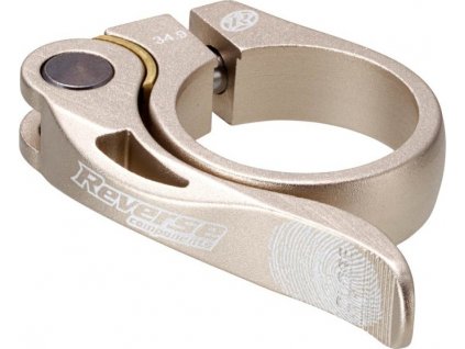 Objímka sedlovky Reverse Long Life 34,9 mm SandMetallic