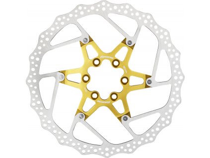 Brzdový kotouč 180 mm, 6 děr, Reverse Alloy/Steel, Gold