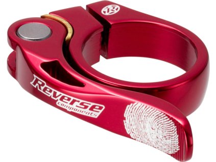 Objímka sedlovky Reverse Long Life 31,8 mm Red