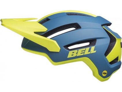 BELL 4Forty Air MIPS Mat Blue/HiViz M