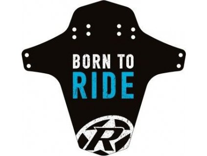 Blatník přední Reverse MudGuard Born to ride Black / Light Blue