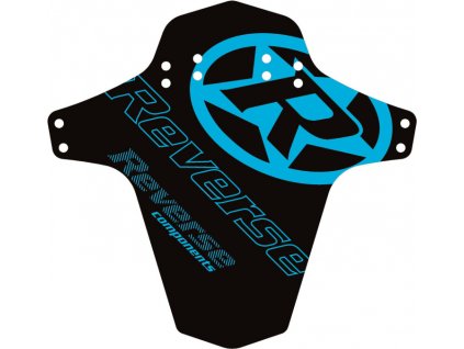 Blatník přední Reverse MudGuard Logo Black / Light Blue