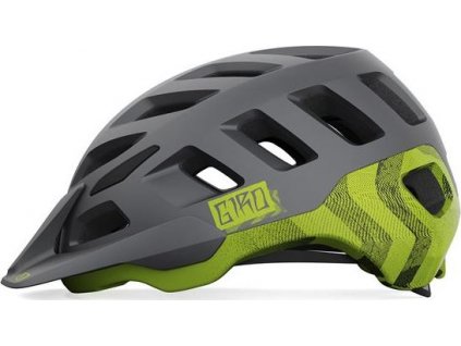 GIRO Radix Mat Metalic Black/Lime L