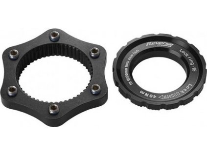 Adaptér Reverse kotouče diskové brzdy centerlock/6-otv. Black