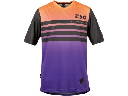 Dres TSG Waft Jersey krátký rukáv purple orange, M