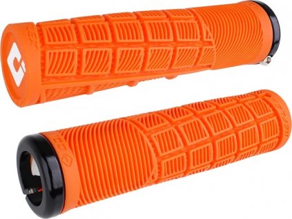 Gripy MTB ODI Reflex V2.1 135 mm White/orange