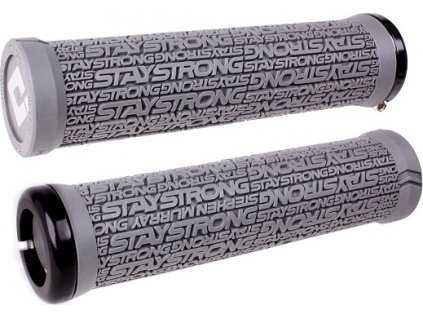 Gripy MTB ODI Stay Strong V2.1 Lock-on Graphite/black