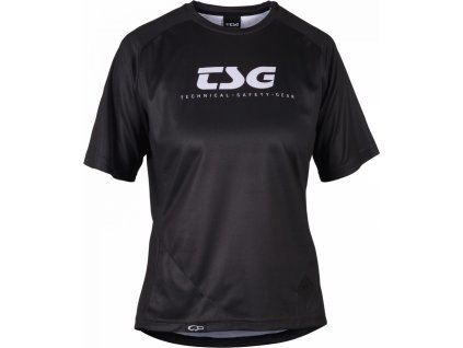 Dres dámský TSG Ridge jersey krátký rukáv Black, XL
