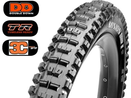 Plášť MAXXIS Minion DHR II 29 x 2.50 WT kevlar DD TR 120 TPI 3C Maxx Grip
