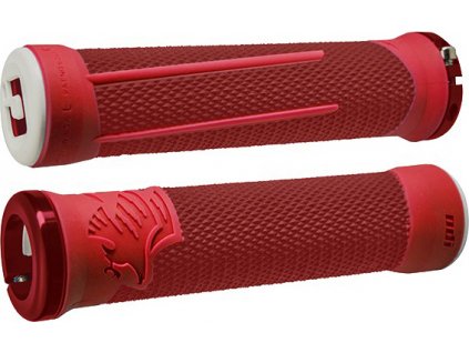 Gripy MTB ODI AG-2 Lock-On Red / Fire Red