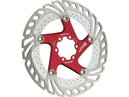 Brzdový kotouč 180 mm, 6 děr, Reverse AirCon, Red