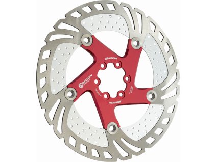 Brzdový kotouč 203 mm, 6 děr, Reverse AirCon, Red