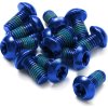 Šrouby na kotouče Reverse Steel M5 x 10 mm, Torx 25, 12 ks Blue