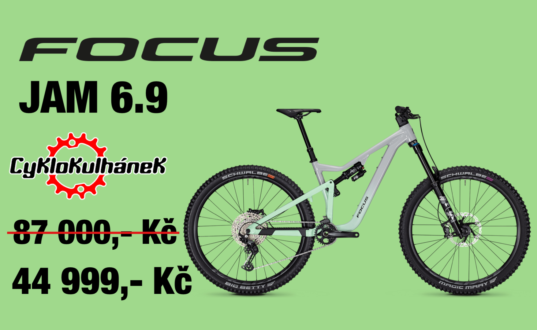 Enduro kolo Focus JAM 6.9