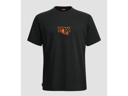 TRIKO FOX LOGO TEE ČERNÉ PÁNSKÉ